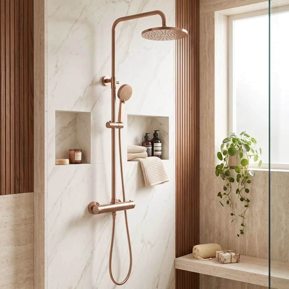 Purškimo rinkinys su termostatu Rea Parot Light Copper