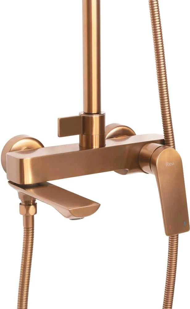 REA AVALON BRUSHED Copper dušo komplektas