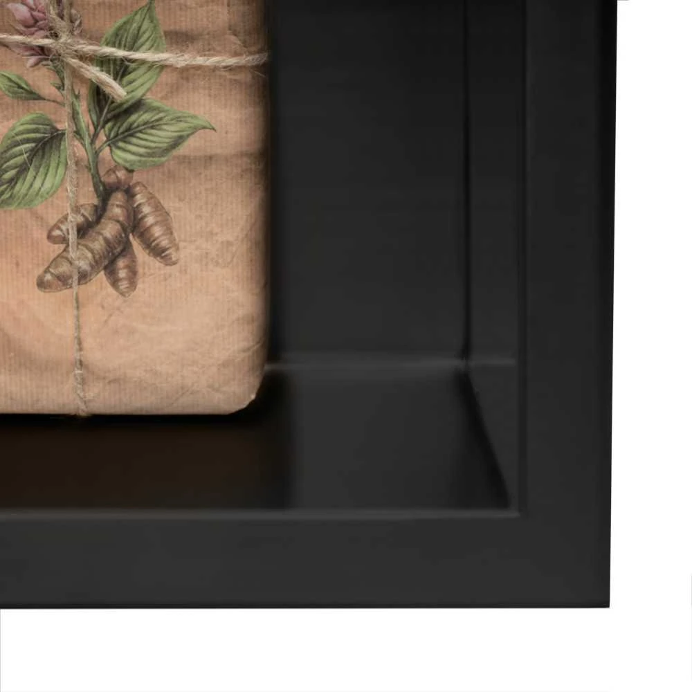 rea bathroom shelf 30x30 matte juodas
