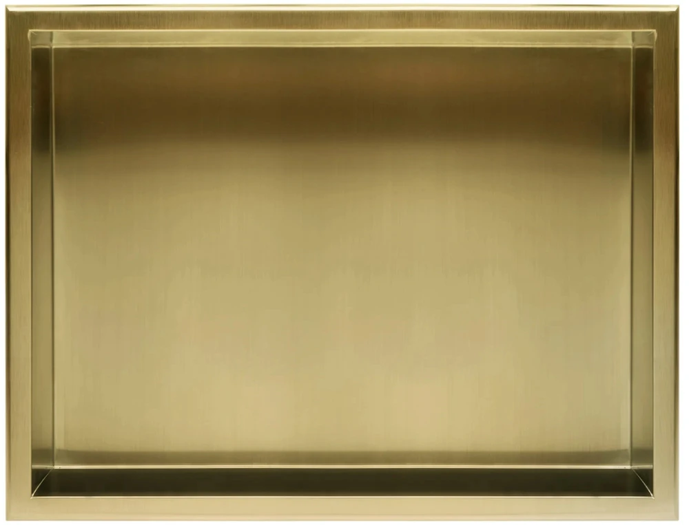 rea Bathroom Shelf 30x45 Gold