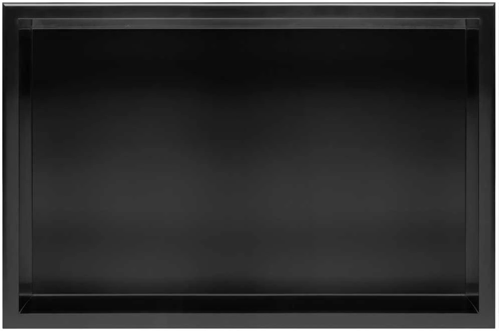 rea bathroom shelf 30x60 juodas matt