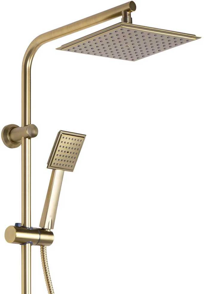 REA Bravo Gold Brushed dušo komplektas