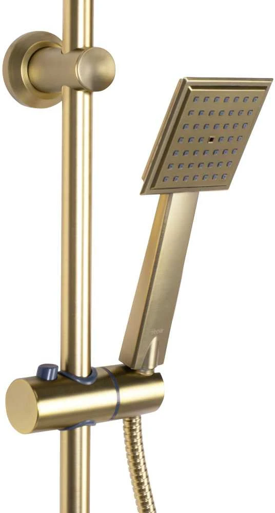 REA Bravo Gold Brushed dušo komplektas
