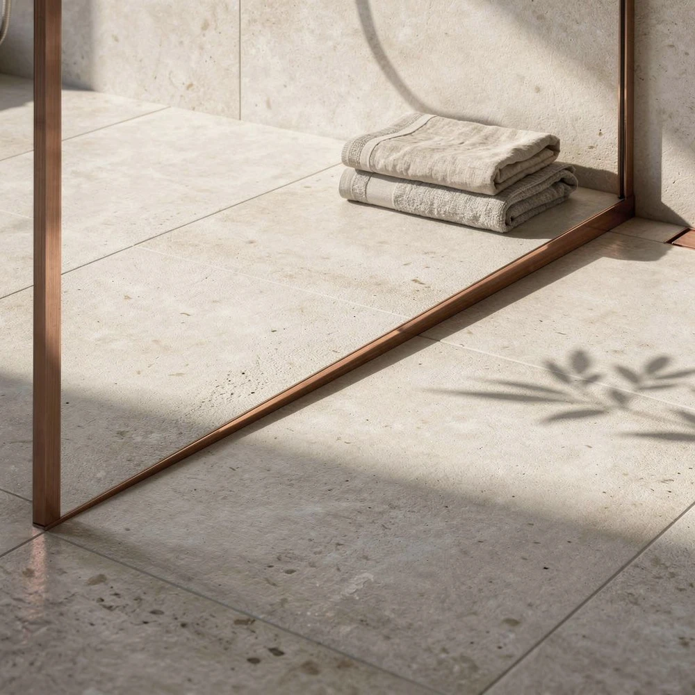 rea Dušo Šlaito Nuolydis 100cm Copper dešinys