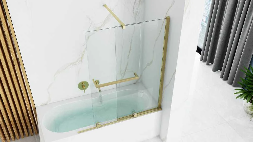 Rea Fabian vonios ekranas Brushed Gold 100