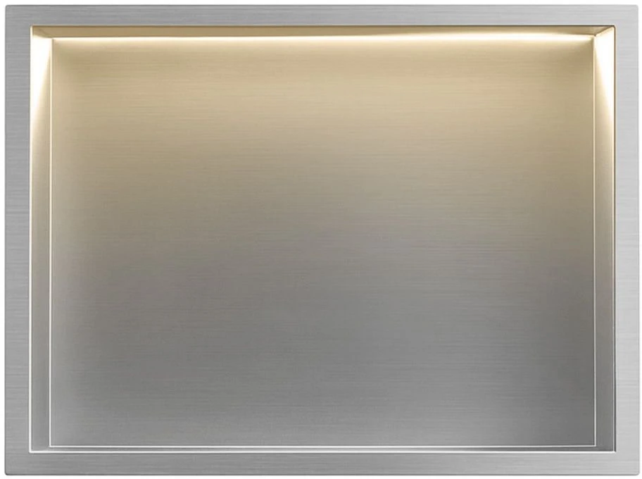 rea ĮMONTUOJAMA VONIOS LENTYNA LED 30x45 steel brush