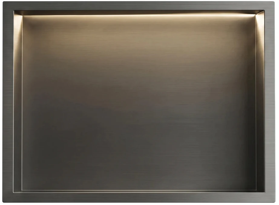 rea Įmontuojama Vonios Lentyna Led 30x45 Titan