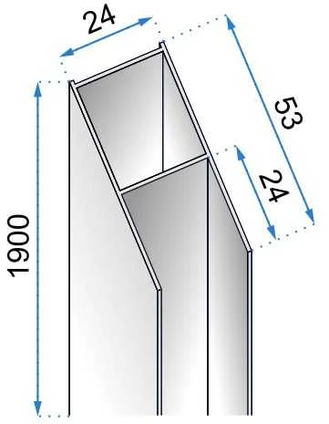 rea Kabinų ir durų prailginimo adapteris K7512