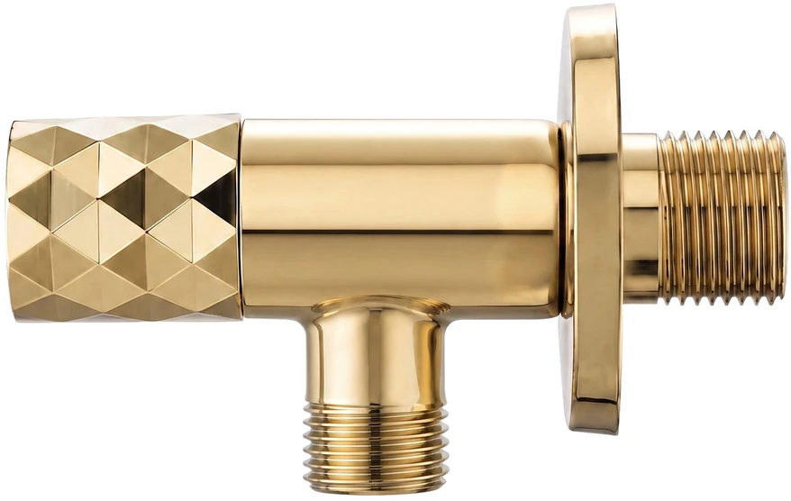 rea Kampinis Vožtuvas Diamond 03 1/2" X 3/8" Gold