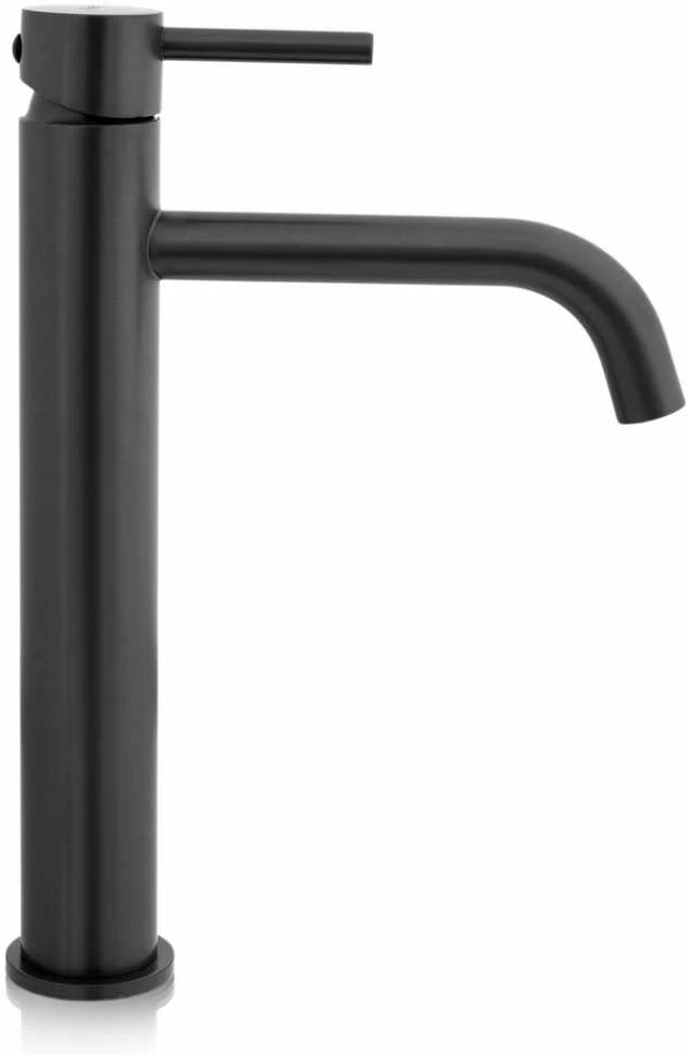 rea Komplektas Kriauklė stalviršio Pamela balta + Maišytuvas vonios kambario Lungo juoda matt + Kamštienos juoda matt