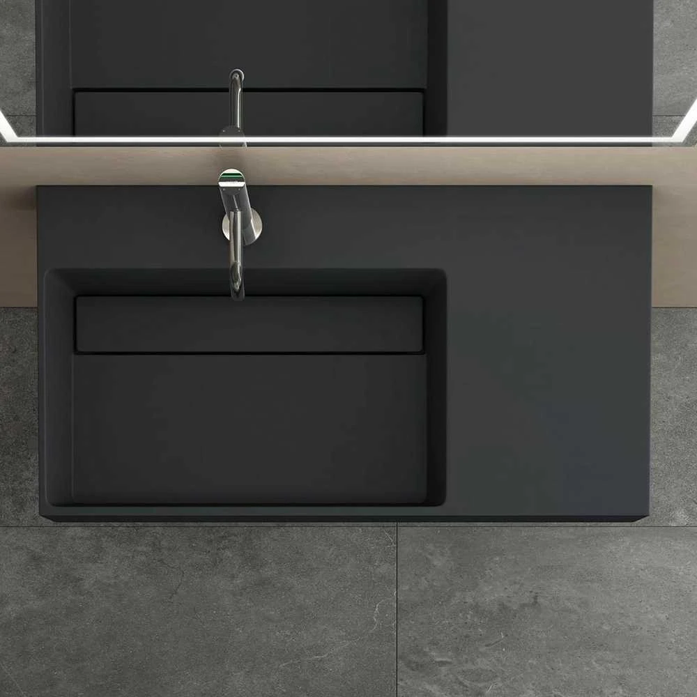 rea Konglomerato praustuvas Archi 75 CM Pilkas Matinis