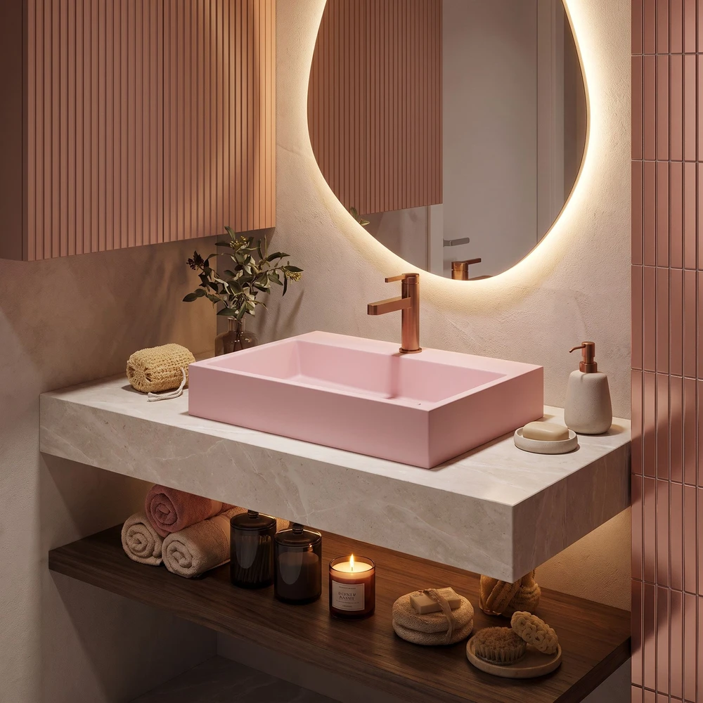 rea Konglomerato Praustuvas Goya Rožinė 60cm