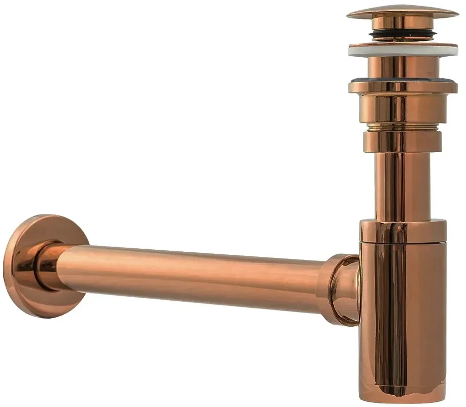 rea Kriauklės Sifonas Universalus Klik-klak Copper