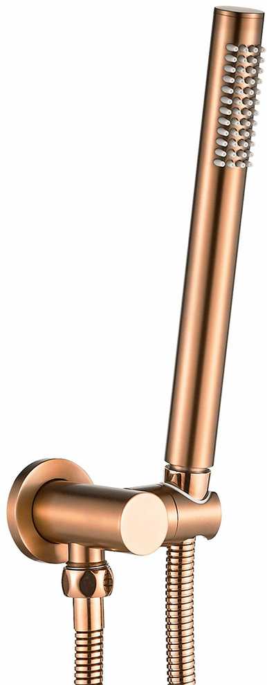 Rea Lungo Copper juodas paslėptas dušo rinkinys + DĖŽUTĖ