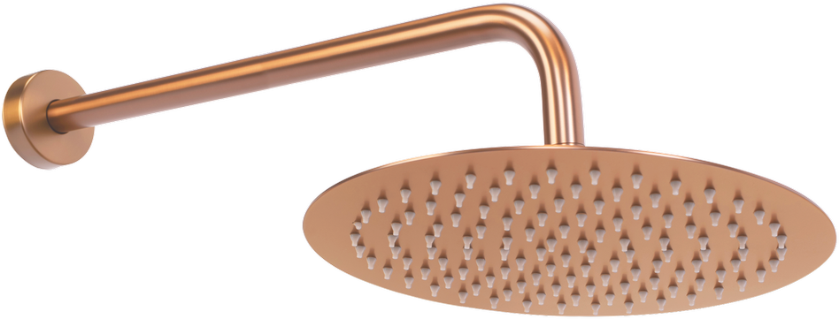 Rea Lungo Copper juodas paslėptas dušo rinkinys + DĖŽUTĖ