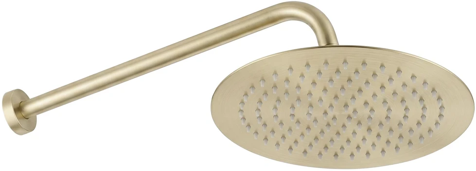 Rea Lungo Diamond Gold juodas paslėptas dušo rinkinys + DĖŽUTĖ