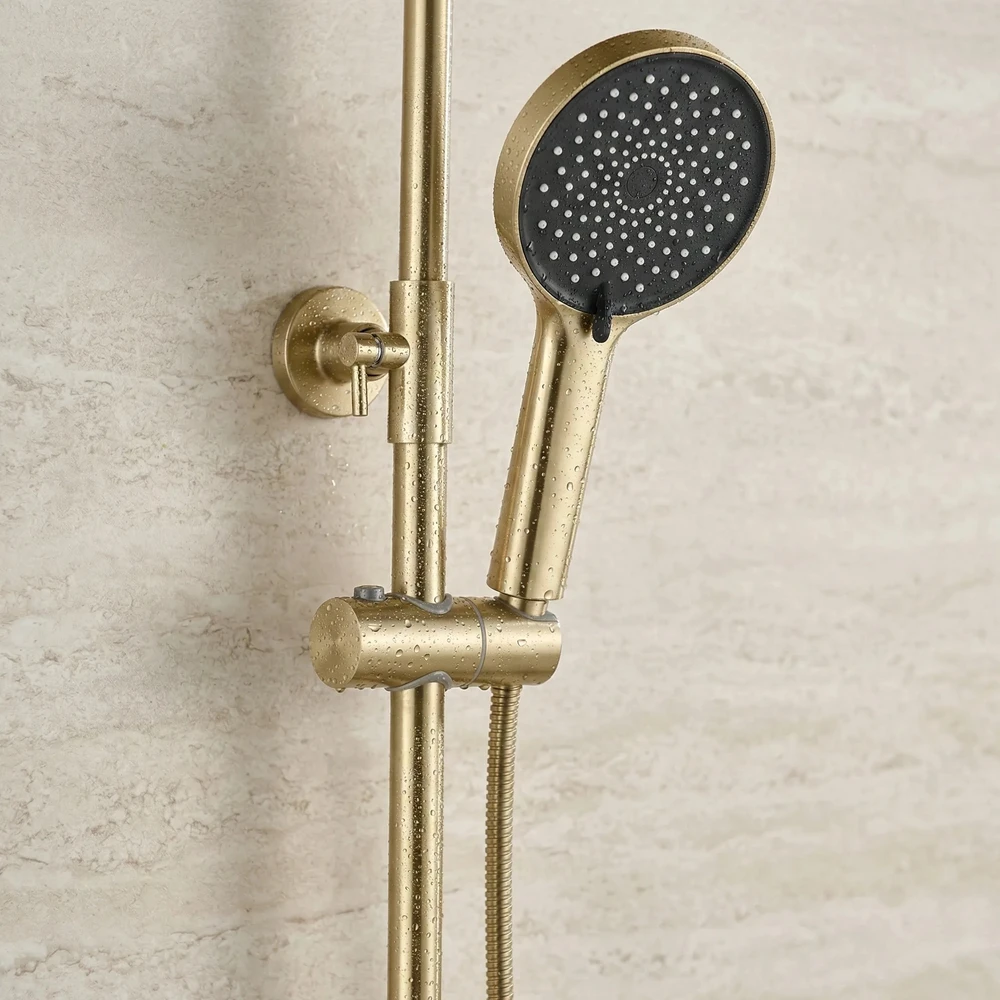 Rea Lungo Stripe Gold Nickel dušo komplektas