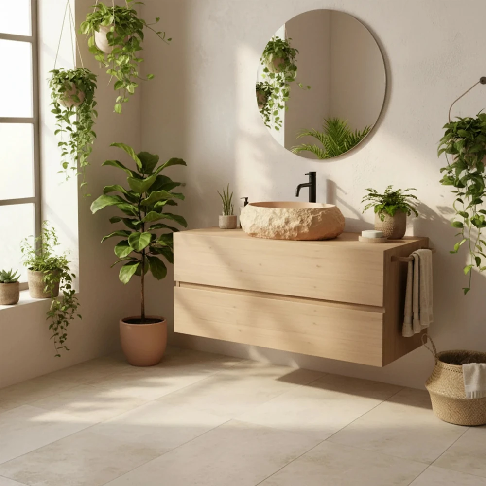 Rea Mika Light Terracotta stalviršio praustuvas