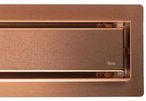 REA Neox pro Linear Drain Brushed Copper 70