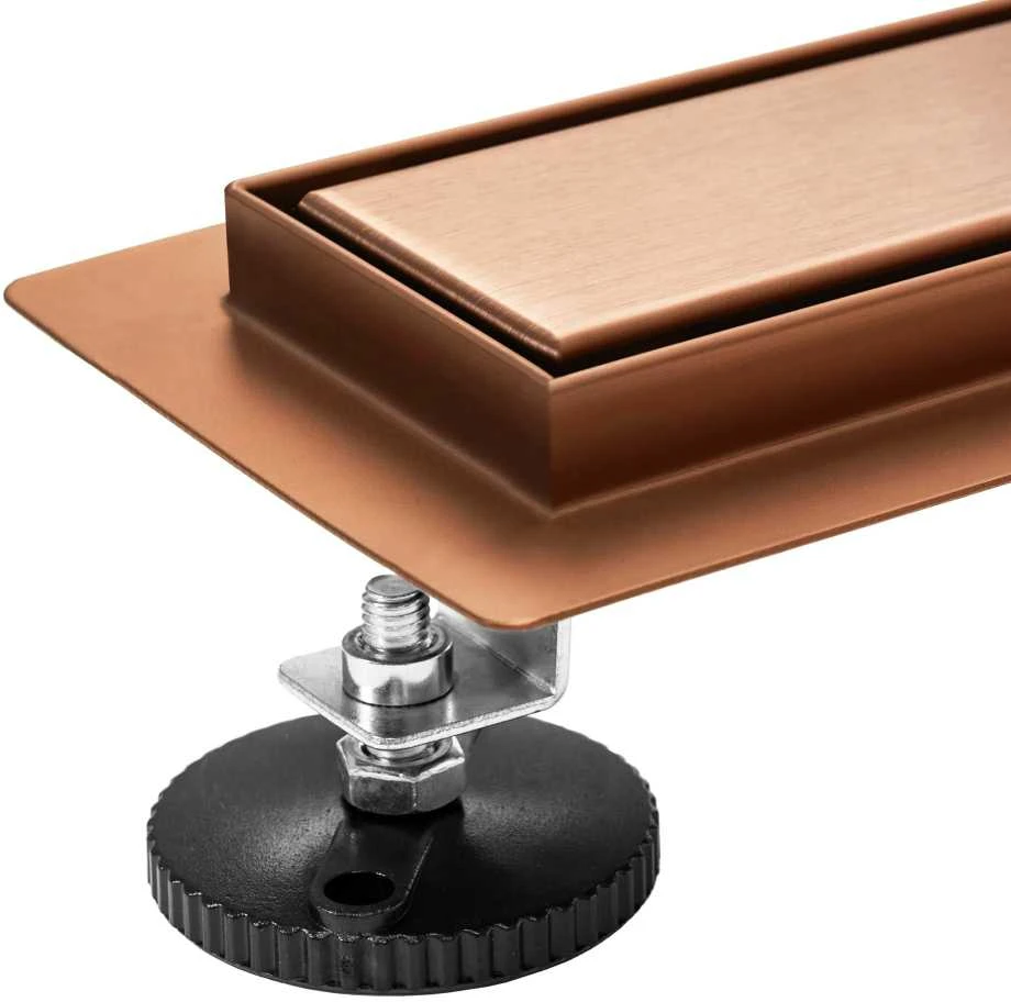 REA Neox pro Linear Drain Brushed Copper 70