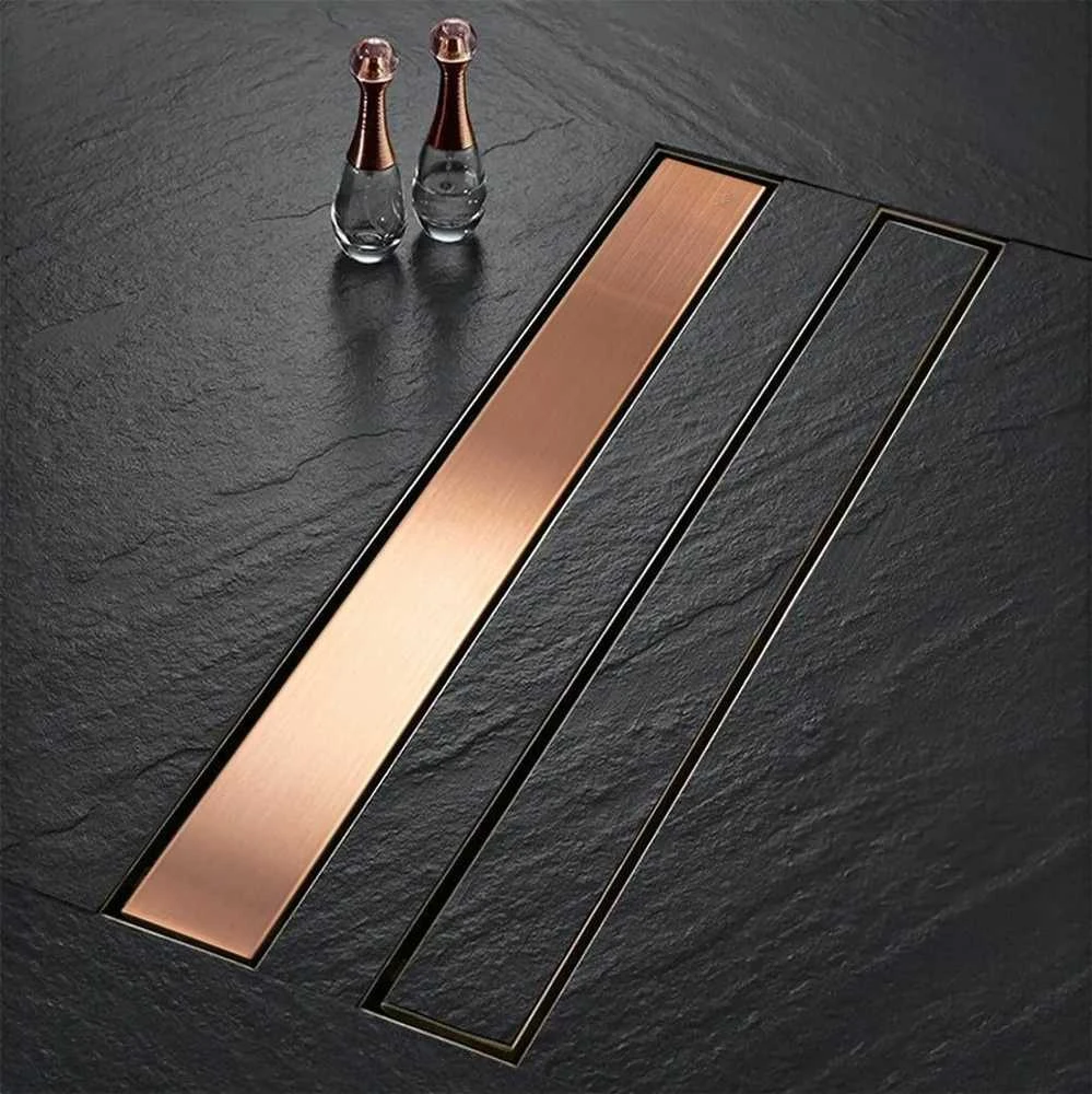 REA Neox pro Linear Drain Brushed Copper 70
