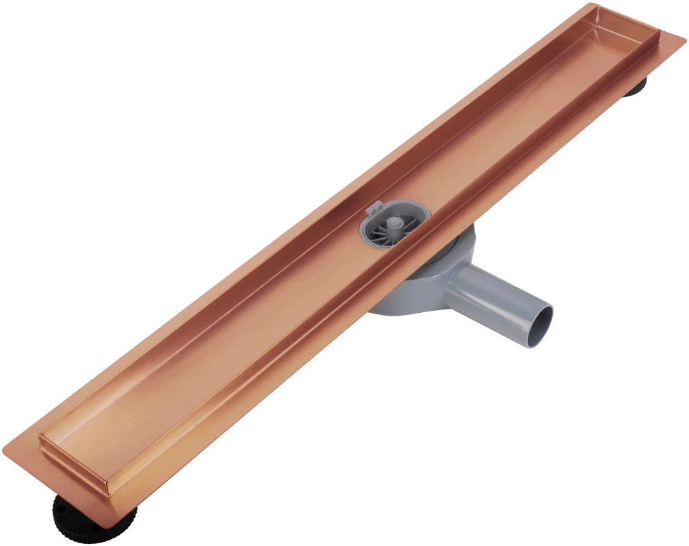 REA Neox pro Linear Drain Brushed Copper 90