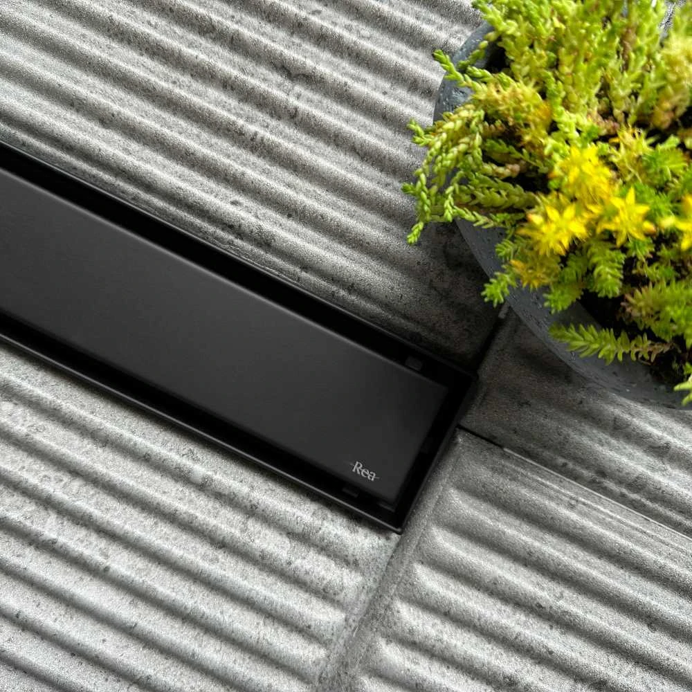 REA Neox pro Linear Drain Juodas 100
