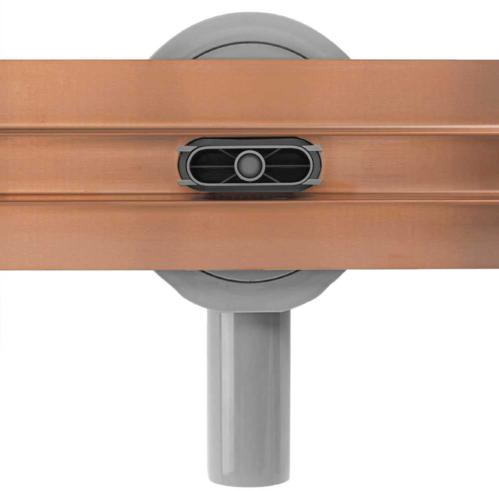 REA NEOX SLIM PRO linijinis nutekėjimas Brushed Copper 100
