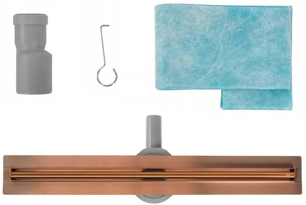 REA NEOX SLIM PRO linijinis nutekėjimas Brushed Copper 70
