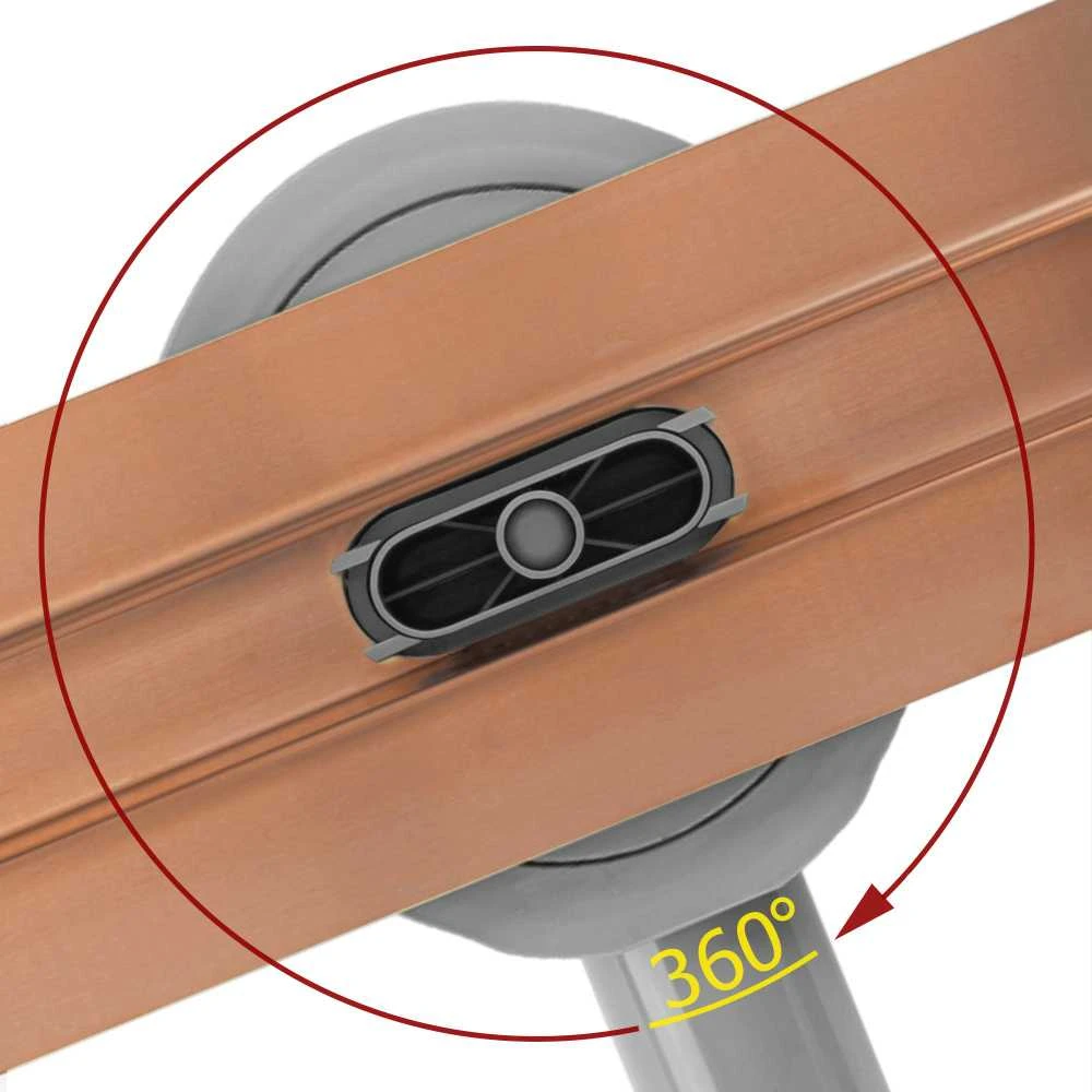REA NEOX SLIM PRO linijinis nutekėjimas Brushed Copper 90
