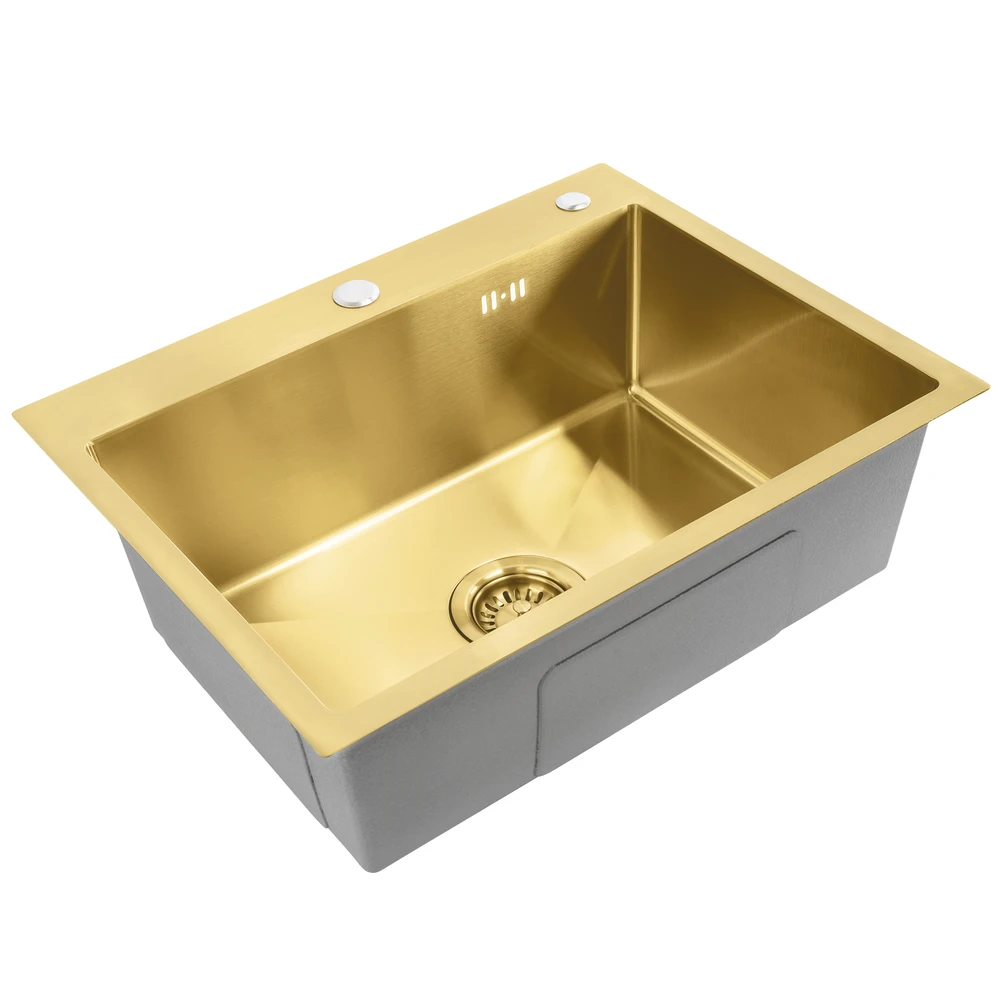 rea Plieninė kriauklė Liam BRUSH GOLD