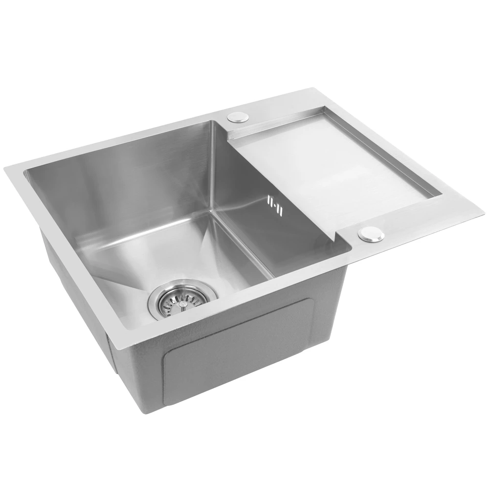 rea Plieninė kriauklė Paul BRUSH NICKEL