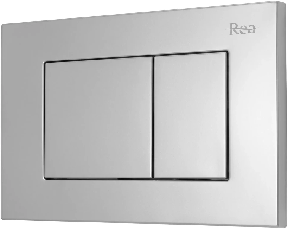 rea Potinkinis WC Rėmo Komplektas Slim 024N su J Satin Mygtuku