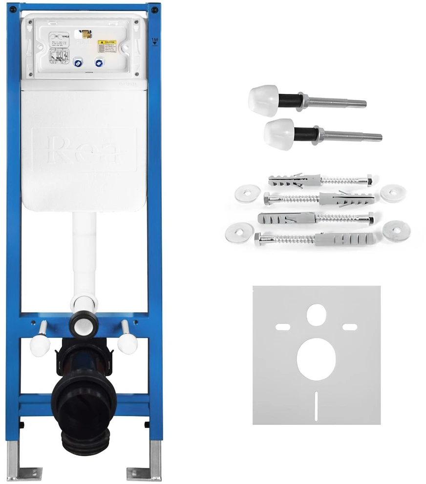 rea Potinkinis WC Rėmo Komplektas Slim 024N su HD Titan Mygtuku