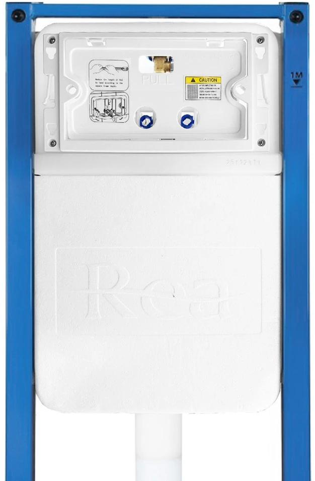 rea Potinkinis WC Rėmo Komplektas Slim 024N su HD Satin Mygtuku