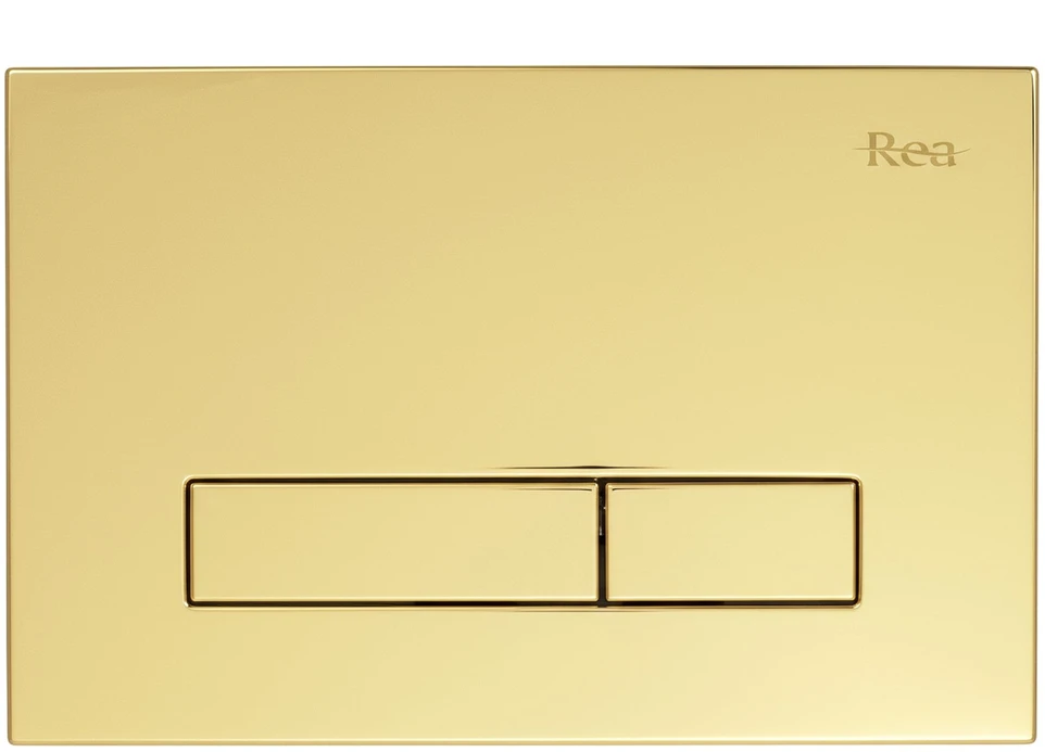 rea Potinkinis WC Rėmo Komplektas Slim 024N su HD Gold Mygtuku