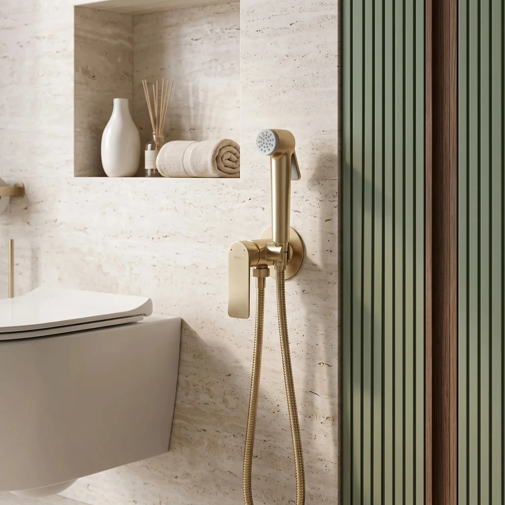 Rea Storm Bidė Maišytuvas Brushed Gold