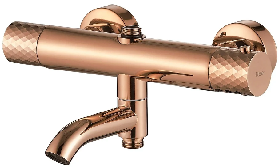 rea Termostatinis Dušo Komplektas Lungo Diamond Copper