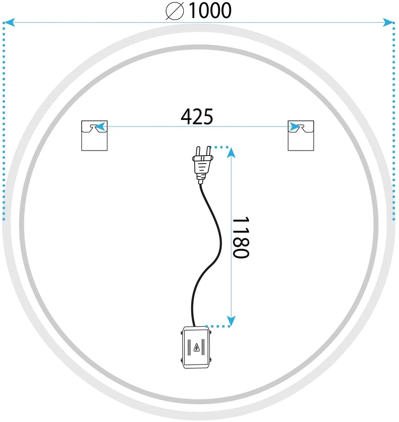 rea Veidrodis LED 100cm FFJ100