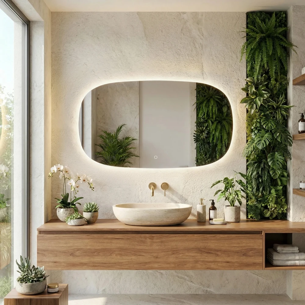 rea Veidrodis LED 100x60cm TOP-4