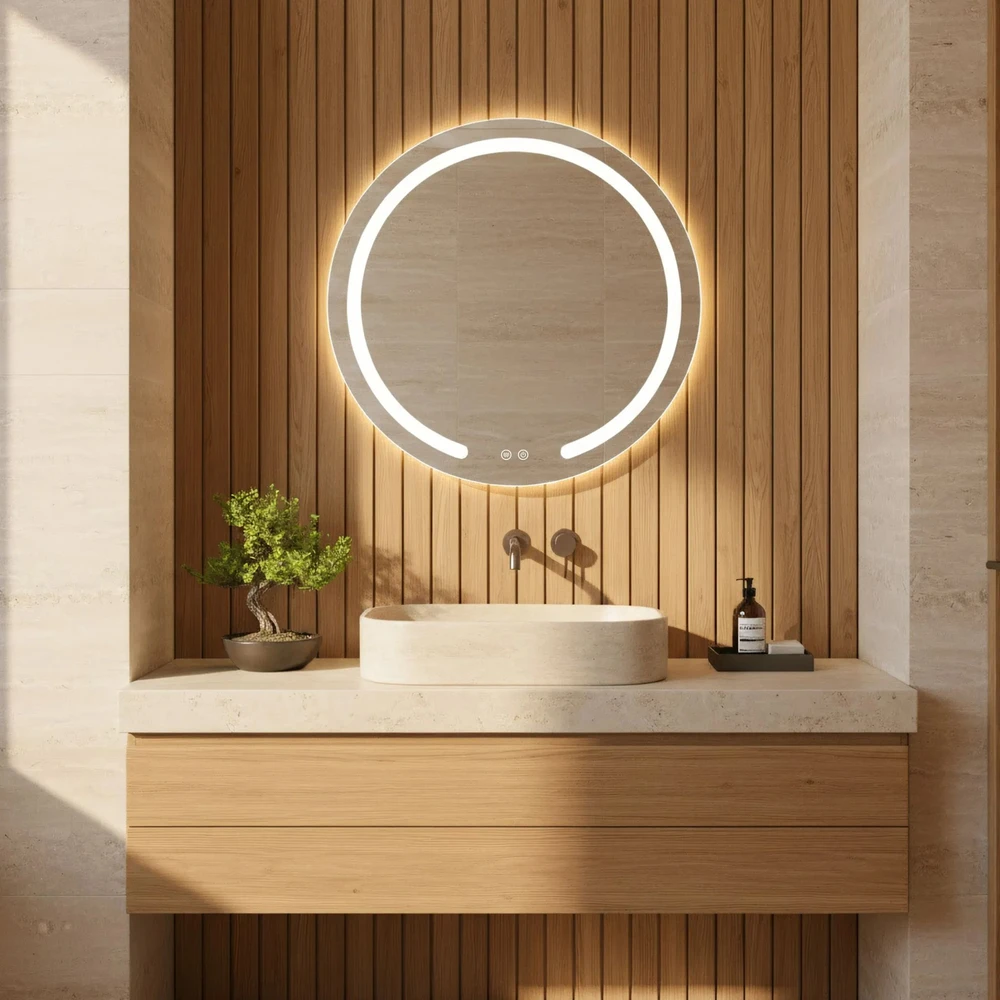 rea Veidrodis LED 50cm Modern