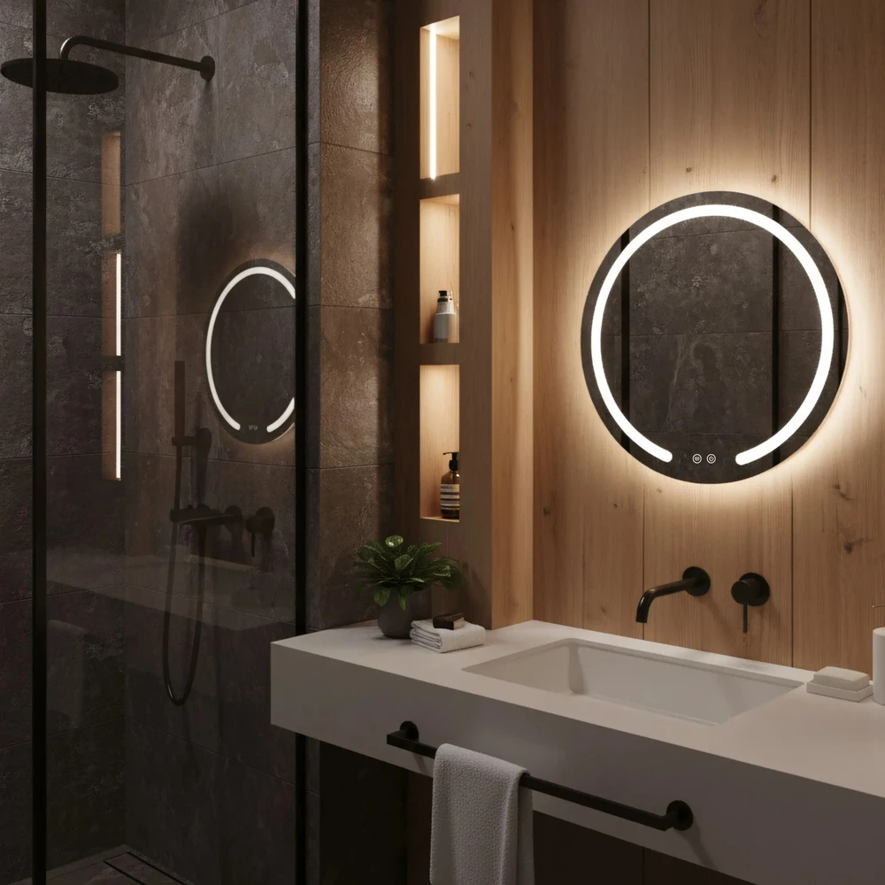 rea Veidrodis LED 50cm Modern