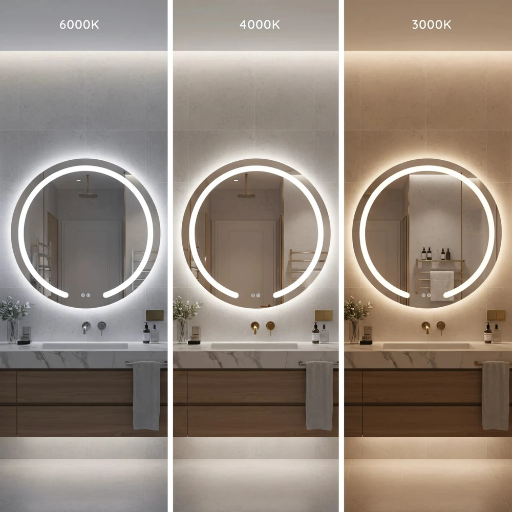 rea Veidrodis LED 70cm Modern