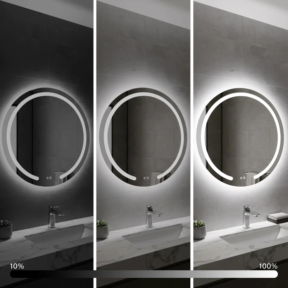 rea Veidrodis LED 70cm Modern