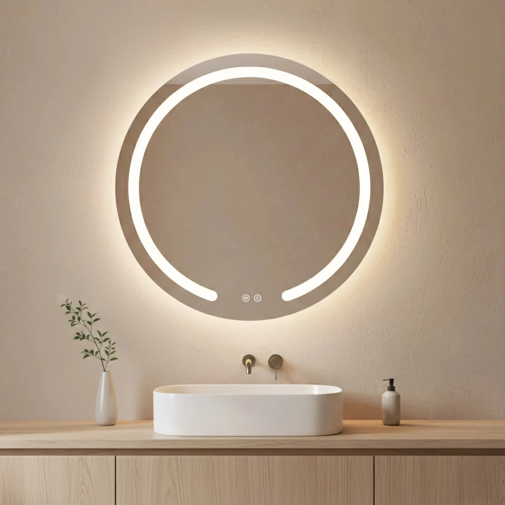 rea Veidrodis LED 70cm Modern