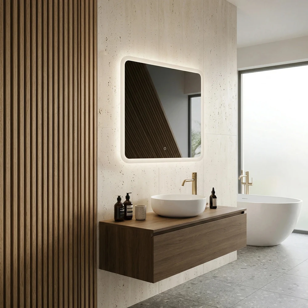 rea Veidrodis LED 70x70cm TOP-2