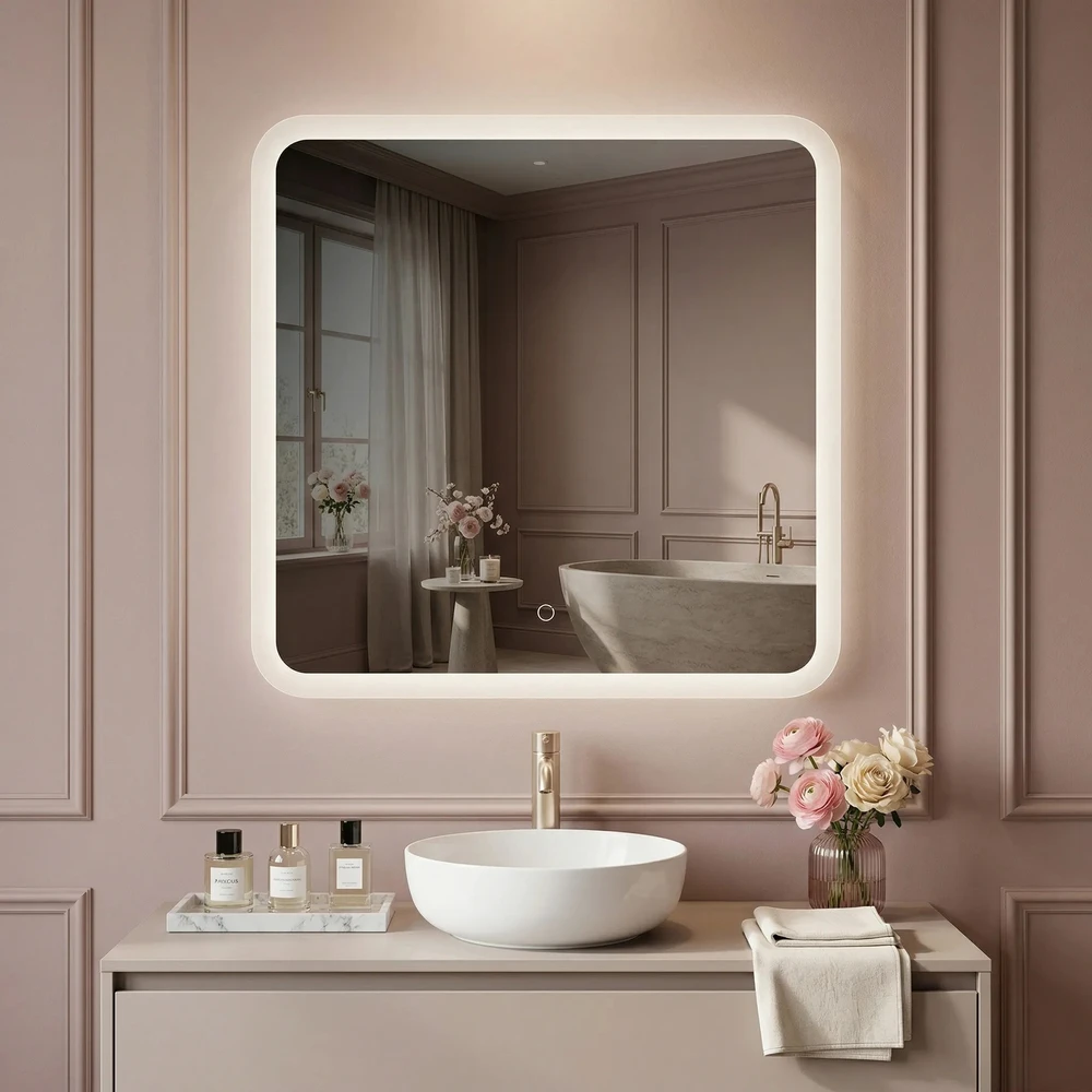 rea Veidrodis LED 70x70cm TOP-2