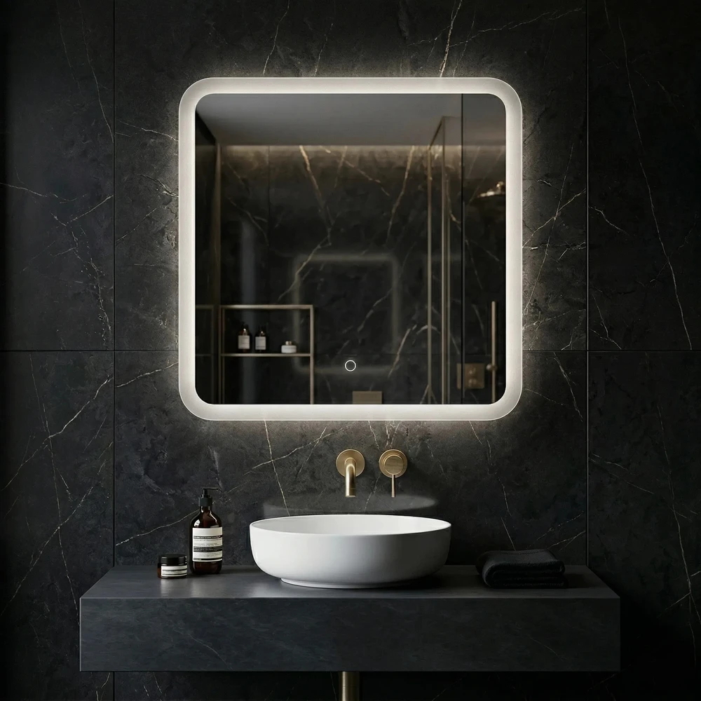 rea Veidrodis LED 70x70cm TOP-2