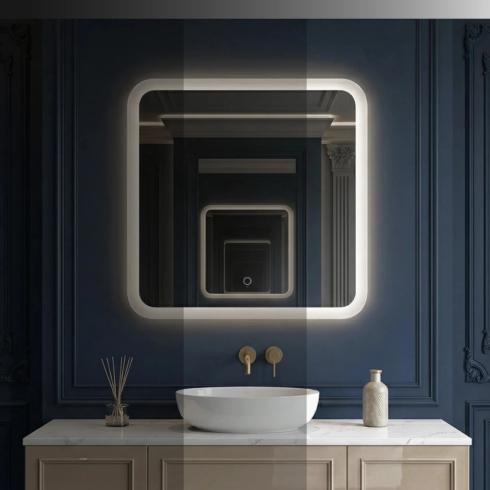 rea Veidrodis LED 70x70cm TOP-2