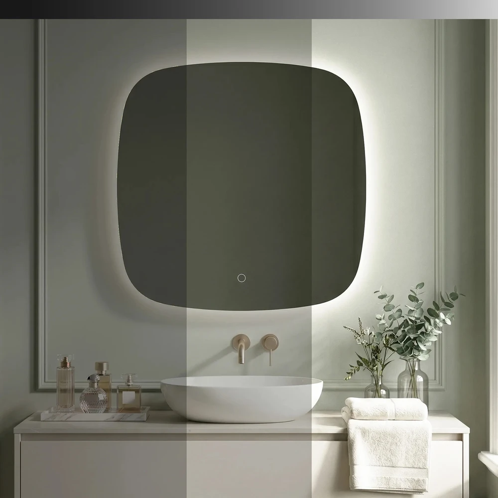 rea Veidrodis LED 70x70cm TOP
